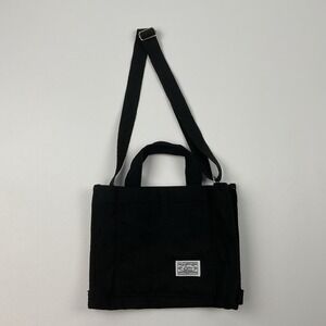 Letu Special Quality Black Corduroy Tote Bag Minimalist Casual Everyday Style